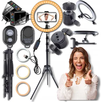 IP kamera Kruhové světlo DexXer RL-12 80W