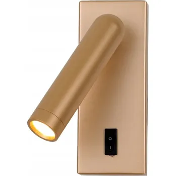 Nástěnné svítidlo Nástěnné svítidlo Italux zlaté, žluté s integrovaným LED zdrojem 2,5 W