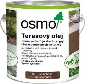 Olej na dřevo OSMO terasový olej 0,75l dub bahenní 021