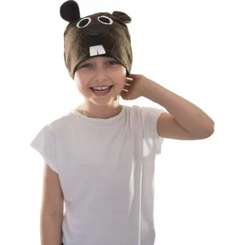 Čepice Kostým Bobr Skřítek - Narozeniny s nápadem, univerzální velikost