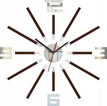 Hodiny Nástěnné hodiny Volan hnědé 65 cm