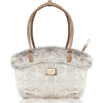 Taška pro psa a kočku MILK&PEPPER Cestovní taška pro psy Nanouk Fluffy Beige Velikost: M