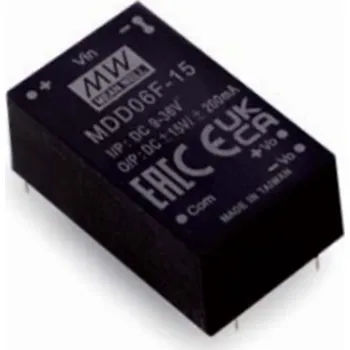 Stavebniny Mean Well MDD06F-12 Měnič DC/DC Medical