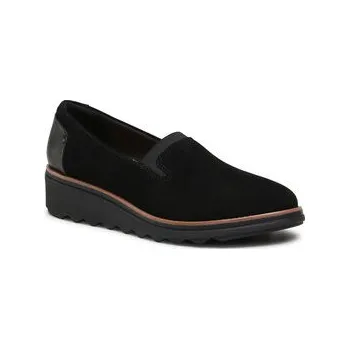 Dámské polobotky Clarks Polobotky Sharon Dolly 261558194 Černá 41