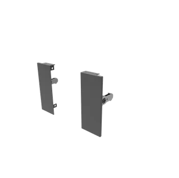 Nábytkové kování Cemux H Box SLIM držák čelního panelu H84 mm antracit