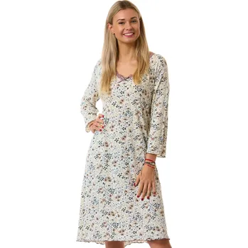 Dámská noční košile Dámská noční košile jemná 1D1726 hnědá 5XL