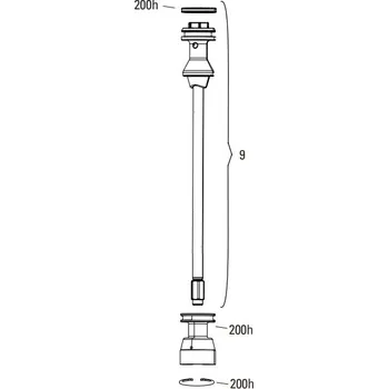 Vidlice na kolo 11.4018.111.043 - ROCKSHOX AIR SHAFT 27/29 DOM C1 38 DB 180 Uni
