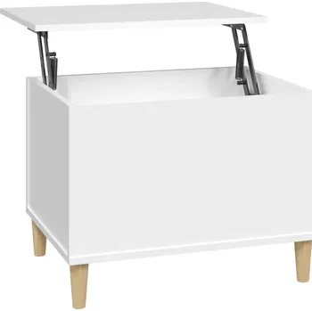 Konferenční stolek Konferenční stolek Elegantní Bílý 60x44,5x45 cm