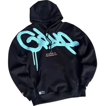 Dámská mikina Dámská mikina s kapucí a kapsami Jednobarevná mikina z měkké bavlny s moderním vzorem Pohodlný volnočasový oděv v různých barvách modrá M