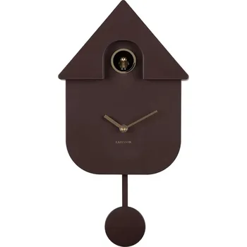 Kukačkové hodiny Karlsson Modern Cuckoo 21,5 x 41 x 8,5 cm KA6094DB hnědá 88X