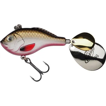 Nástraha Berkley Nástraha Pulse Spintail XL Sinking Black And Red 8 cm 18 g