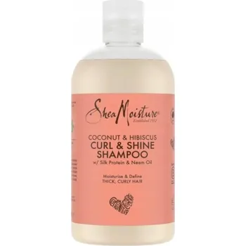 Šampon SheaMoisture Curl & Shine Shampoo šampon s ibiškem pro kudrnaté vlasy