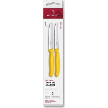 Kuchyňský nůž Victorinox 6.7838.2C1, sada 2 nožů, zoubkované ostří 11 cm, Swiss Classic