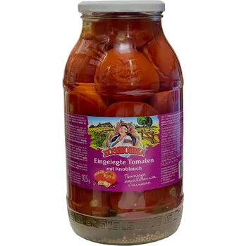 konzervovaná zelenina Nakládaná rajčata s česnekem 1850 ml Chozjajuška