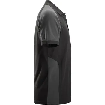 Polokošile s krátkým raglánovým rukávem černá vel. XS Snickers Workwear Velikost: S