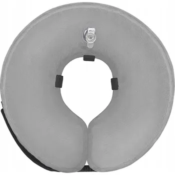 Ochranný límec pro zvířata Pooperační nafukovací límec pro zvířata, šedý M