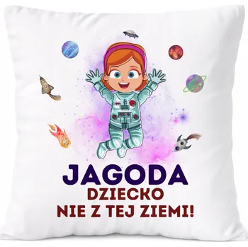 Polštář Dárek Polštář pro Lucy, dceru dítěte s potiskem