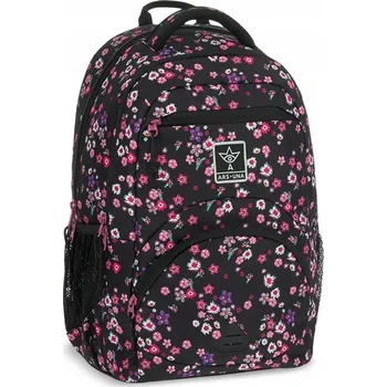 Školní batoh Školní batoh ARS UNA s více přihrádkami černý 27 l