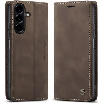 Pouzdro na mobilní telefon Flipové pouzdro Caseme pro Samsung, Galaxy A17 5G, hnědé