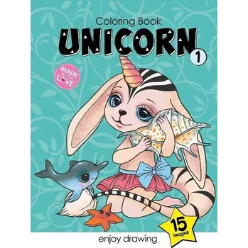 omalovánky Omalovánka A5, 15 obrázků Jednorožci 1 /Fresh