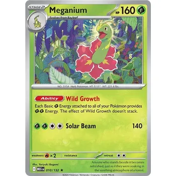 Sběratelská karetní hra Meganium 010/132 - Mega Evolution Typ karty: Holo
