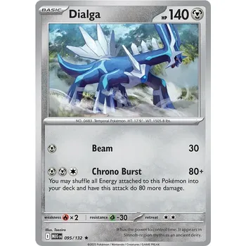 Sběratelská karetní hra Dialga 095/132 - Mega Evolution Typ karty: Holo