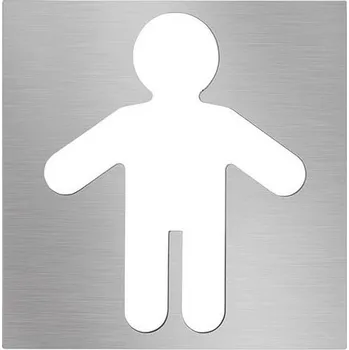 Koupelnové svítidlo Ikona Muži 12x12 cm nerez/stříbrná