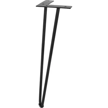 Stolová podnož Stolová noha GS42 drátěná černá mat výška 710 mm