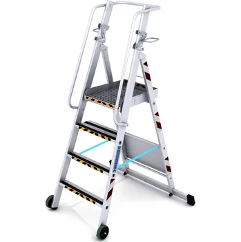 Žebřík ZARGES ZAP R13 master S tankovací žebřík, 40098, Počet st. vč. plošiny: 4