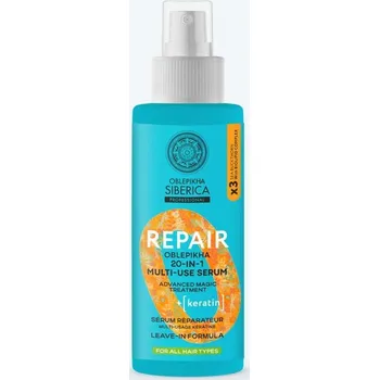 Vlasová regenerace Oblepikha O Repair Multifunkční sérum na vlasy s keratinem 200ml Oblepikha SIBERICA