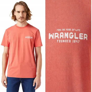 Pánské tričko Pánské tričko s kulatý výstřihem Wrangler, velikost M