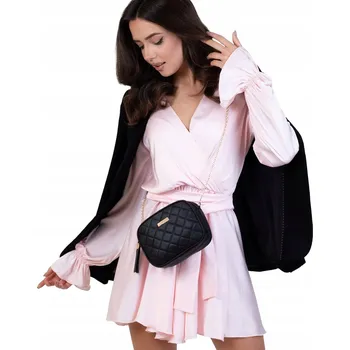 Kabelka Alessio kabelka, typ kabelka přes rameno, eko kůže, černá