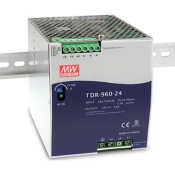 spínaný zdroj Mean Well TDR-960-24 Zdroj na DIN 960W 24V