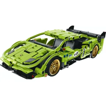 ostatní stavebnice iM.Master Stavebnice závodní auto zelené 25x11, 4x6, 6 cm