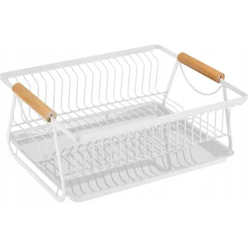 Odkapávač na nádobí ODKAPÁVAČ NA NÁDOBÍ ADELLE GALICJA 35x28x14,5cm 15954 krémový