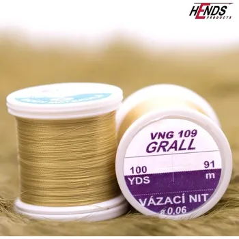 Umělá nástraha HENDS GRALL - STAROZLATÁ VNG..09 Průměr: 0,04 mm