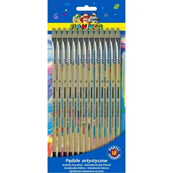 Umělecký štětec Ploché štětce Flamingo