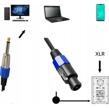 Audio kabel Reproduktorový kabel Begli speakon 2 x 2,5 mm2, 3 m