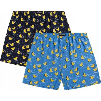 Boxerky ATLANTIC 2MBX-047 Boxerky bavlna 2 kusy XL