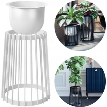 Stojan na květiny Vysoký oboustranný květináč Standy 40h Stojan na květiny + vnitřní vložka