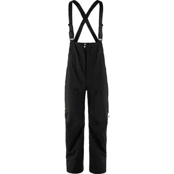 Pánské kalhoty Pánské nepromokavé skialpové kalhoty FJÄLLRÄVEN Bergtagen GTX Touring Trs M Black - XXL