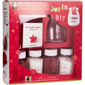 Svíčka H&L Joy in DIY Vánoční hvězda Jablko a Skořice