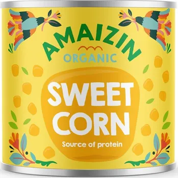 konzervovaná zelenina Amaizin Kukuřice sladká v nálevu Bio 200 g