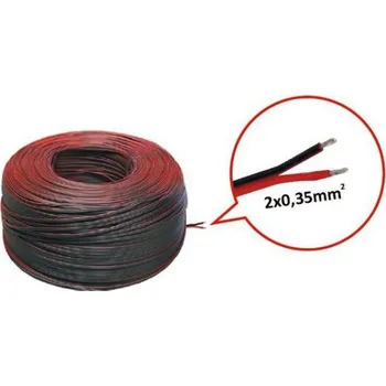 Příslušenství pro LED osvětlení LED dvoulinka 2 x 0,35 mm černá