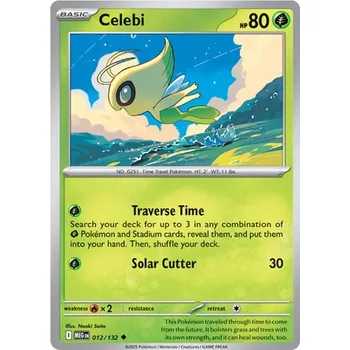 Sběratelská karetní hra Celebi 012/132 - Mega Evolution Typ karty: Non-Holo