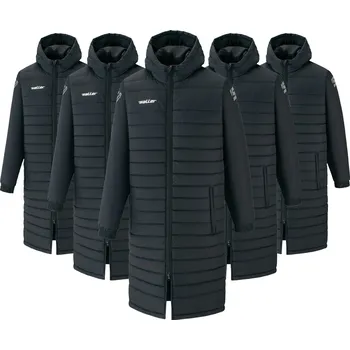 Pánský zimní kabát Saller Stepp II Trenérský kabát - 5 x - zvýhodněná cena BARVA: 350 černá, Velikost: XXXL Prošívaný trenérský kabát s kapucí a praktickými detaily / zvýhodněná cena