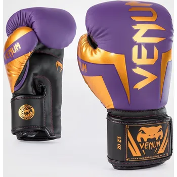 Boxerské rukavice Boxerské rukavice Venum ELITE - Dark Purple Velikost: 12oz