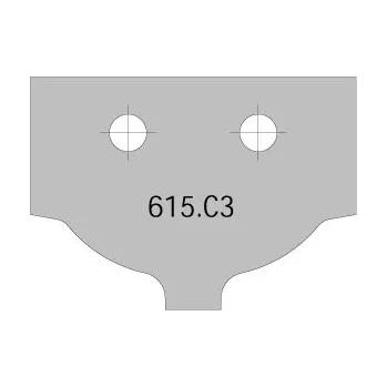 Fréza CMT Orange Tools Profilový HW nůž C3 pro frézu C615