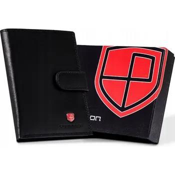 Peněženka Peterson pánská peněženka z pravé kůže černá PTN MR-07L-CN BLACK - muž