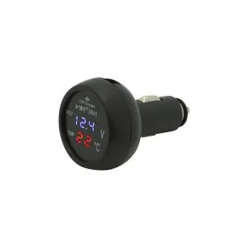 Auto elektroinstalace Zástrčka USB / VOLTMETR / TEPLOMĚR
